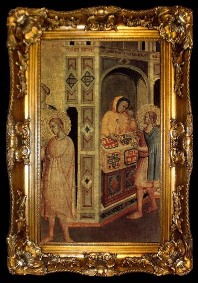 framed  unknow artist St.Eligius in the Goldsmiths